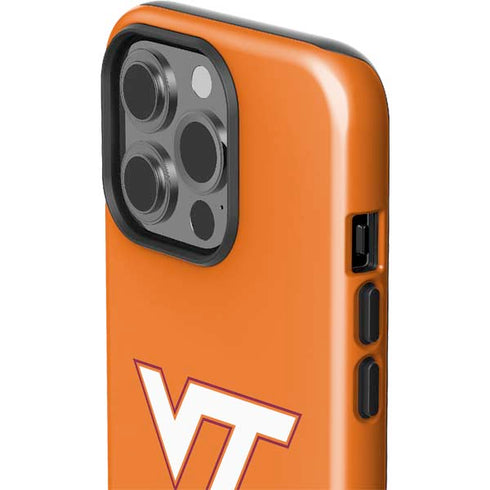 Virginia Tech Orange iPhone 15 Pro Impact Case